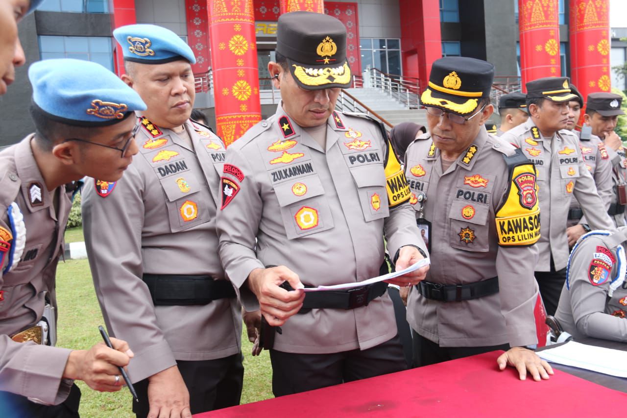  Wakapolda Sumsel Pimpin Langsung Pemeriksaan 2229 Pemegang Senpi Dinas